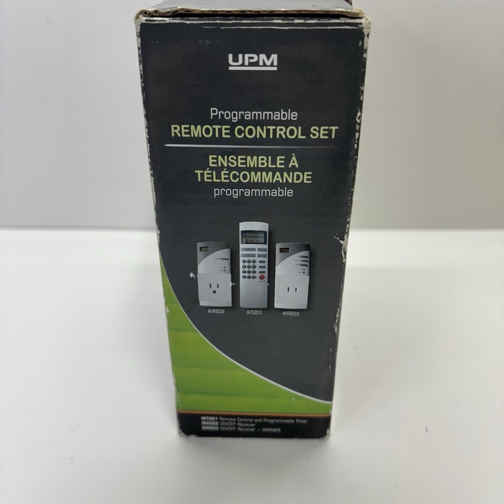 NEW UPM Prog Remote-Control - 2 Tocket Outlet Dimmers with timer Home Lighting - Picture 5 of 7